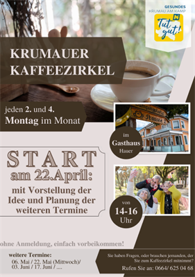 Krumauer Kaffeezirkel Plakat